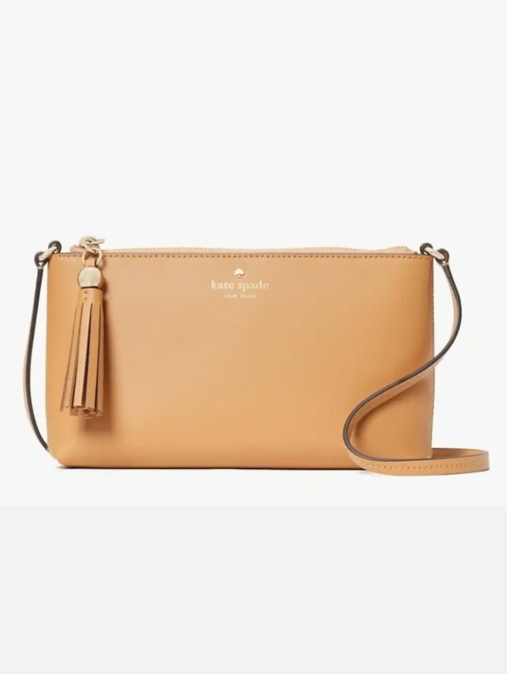 Kate Spade Ivy Street Amy Crossbody Bag Purse Tiramisu Mousse